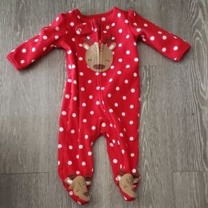 3 month Christmas footie